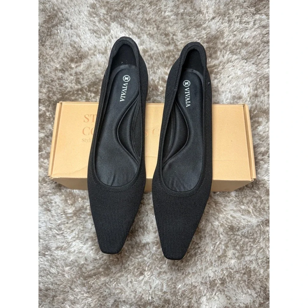 VIVAIA Small Square-Toe Heels (Minnie Pro) – EU 40.5 /‎ US 9-9.5